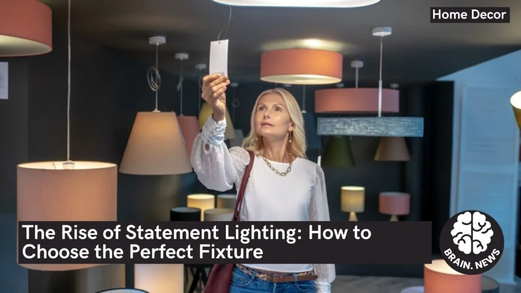 The Rise of Statement Lighting: How to Choose the Perfect Fixture